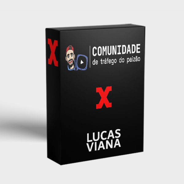 Capa do curso Comunidade Pai do Tráfego - Lucas Viana