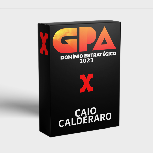 Capa do curso GPA Domínio Estratégico - Caio Calderaro