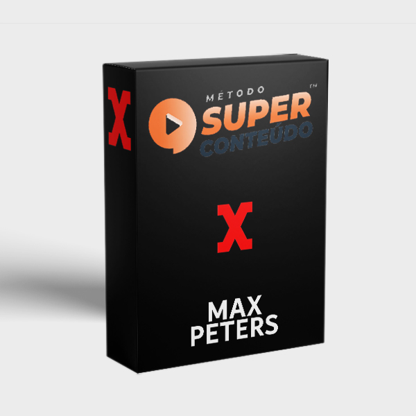 Capa do curso Método Super Conteúdo - Max Peter